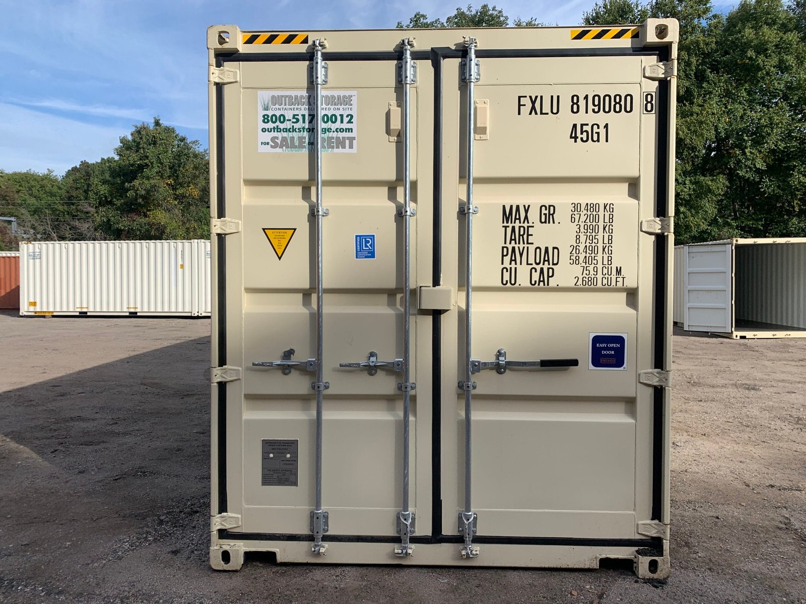 Contenedor 40 Pies High Cube Open Side – Lado Abierto – Gris – Usado Grado A - Imagen 10