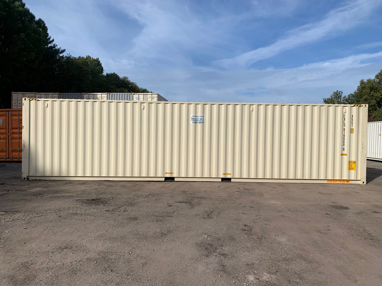 Contenedor 40 Pies High Cube Open Side – Lado Abierto – Gris – Usado Grado A - Imagen 3