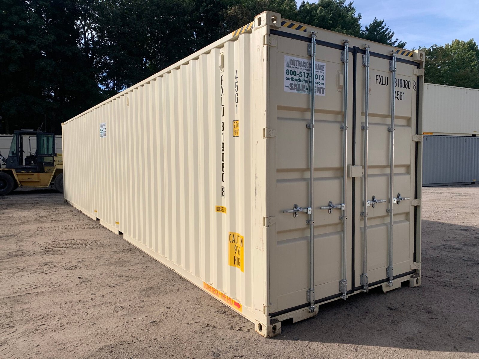 Contenedor 40 Pies High Cube Open Side – Lado Abierto – Gris – Usado Grado A - Imagen 2