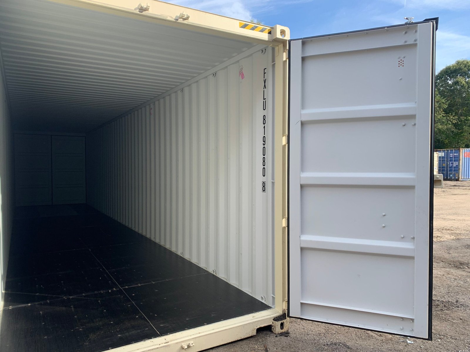 Contenedor 40 Pies High Cube Open Side – Lado Abierto – Gris – Usado Grado A - Imagen 9