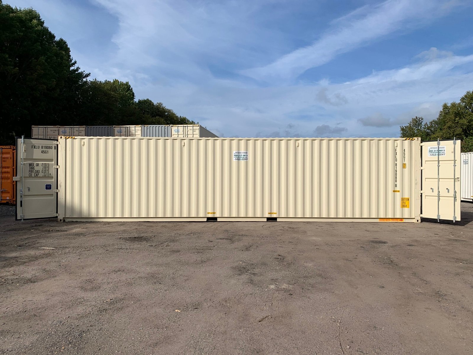 Contenedor 40 Pies High Cube Open Side – Lado Abierto – Gris – Usado Grado A - Imagen 6