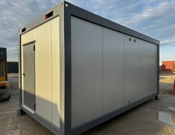 Container Sanitario 6m x 2,4m – 6 Duchas, 2 Lavabos y Termo 300L - Imagen 5